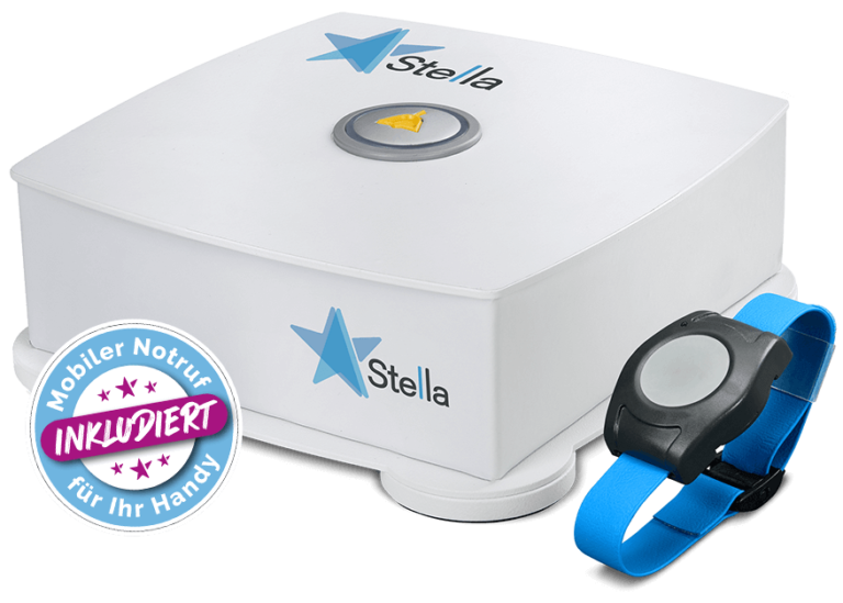 Stella Basisstation mit Notrufarmband Handynotruf inkludiert